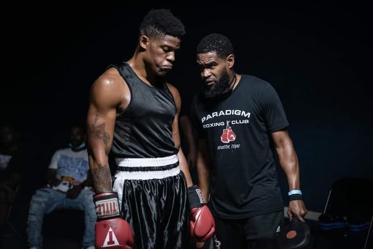 USA Boxing Coach Leroy Fountain with Professional Boxer Stanley Johnson